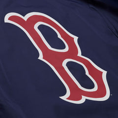 MLB Boston Red Sox Mitchell & Ness Full-Snap Hooded Coaches Jacket