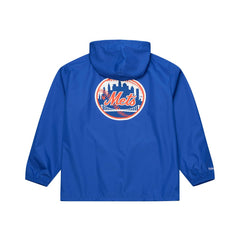 MLB New York Mets Mitchell & Ness Full-Snap Hooded Coaches Jacket