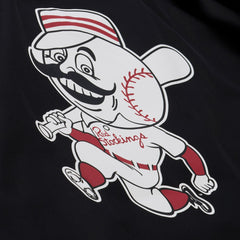 MLB Cincinnati Reds Mitchell & Ness Full-Snap Hooded Coaches Jacket