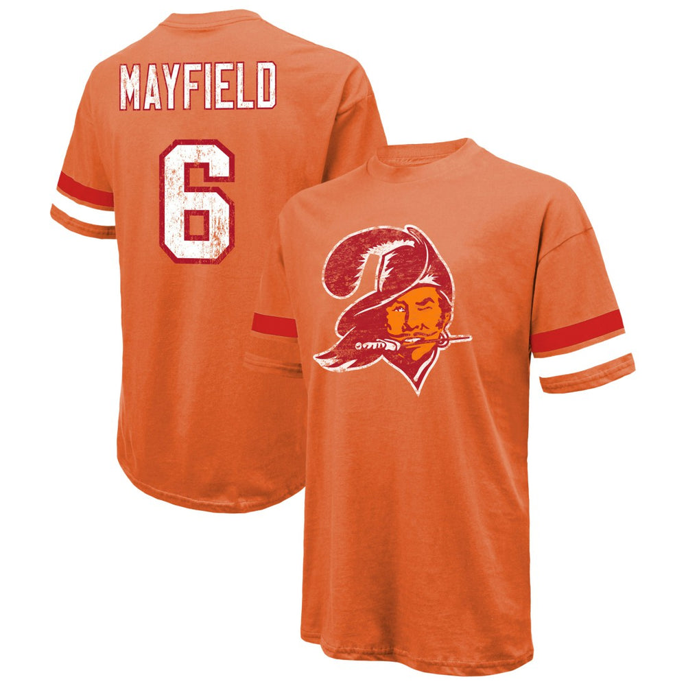 Baker Mayfield Majestic Threads Oversized T-Shirt - Tampa Bay Buccaneers