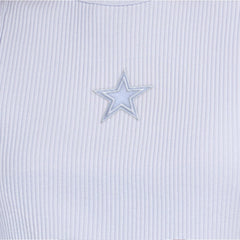 Starter Women's Travel Pastels Cropped Tank - Dallas Cowboys