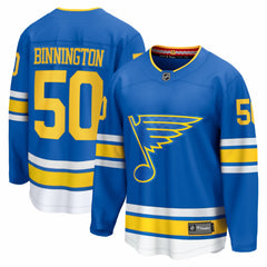 NHL Blue Jordan Binnington St. Louis Blues Fanatics Home Breakaway Jersey