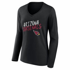 Women's Hustle Long Sleeve V-Neck T-Shirt - Arizona Cardinals