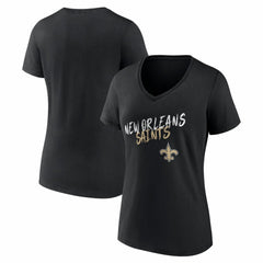 Women's Hustle V-Neck T-Shirt - New Orleans Saints