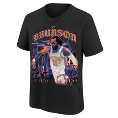 NBA Jalen Brunson New York Knicks Youth City Edition Player T-Shirt
