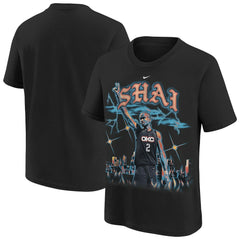 NBA Shai Gilgeous-Alexander Oklahoma City Thunder Youth City Edition Player T-Shirt