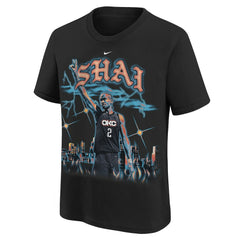 NBA Shai Gilgeous-Alexander Oklahoma City Thunder Youth City Edition Player T-Shirt