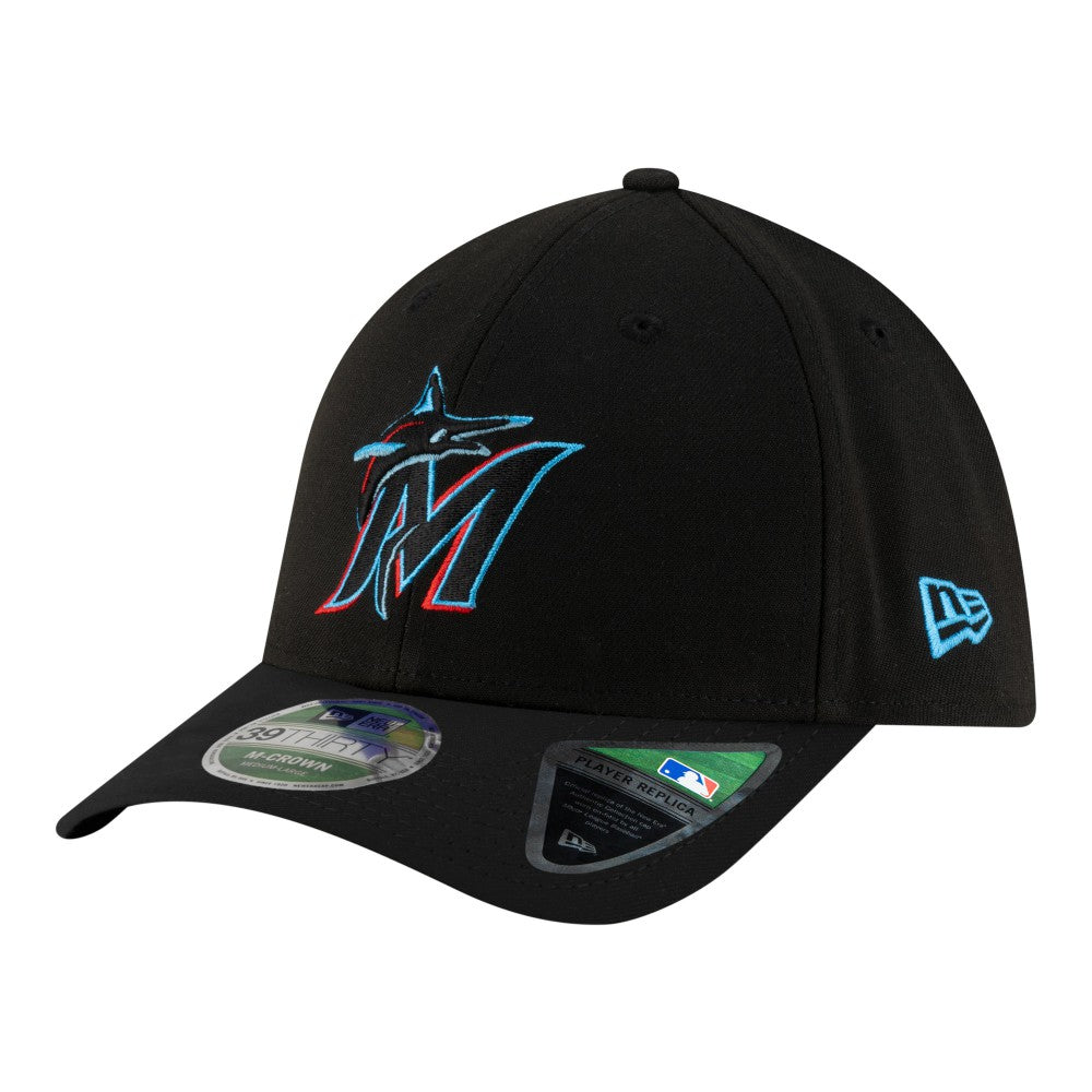 MLB Miami Marlins New Era Player Replica 39THIRTY M-Crown Flex Hat