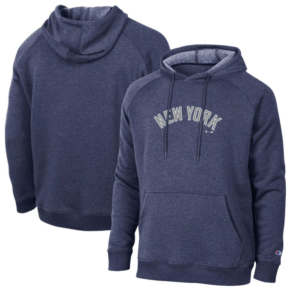 MLB New York Yankees Champion Triumph Tri-Blend Raglan Hoodie