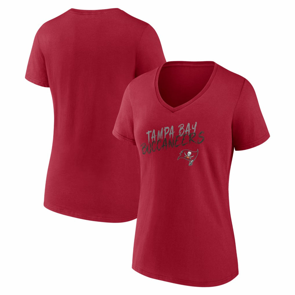 Women's Hustle V-Neck T-Shirt - Tampa Bay Buccaneers