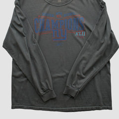 Reebok 2008 Long Sleeve T-shirt - New York Giants