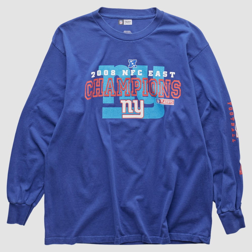 NFL 2008 Long Sleeve T-shirt - New York Giants
