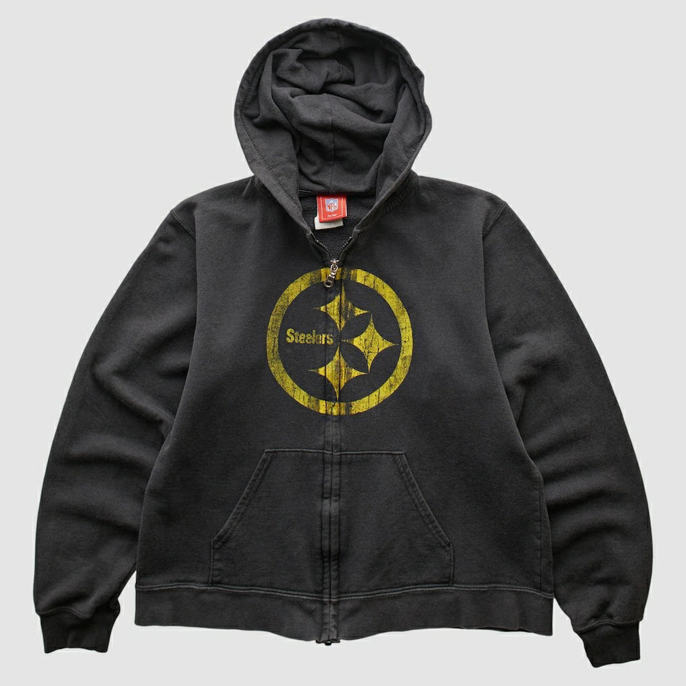 NFL 2000s Hooded Full Zip Sweatshirt - Pittsburgh Steelers