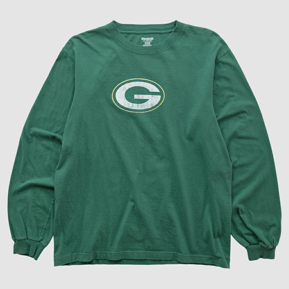 Reebok 2000s Long Sleeve T-shirt - Green Bay Packers