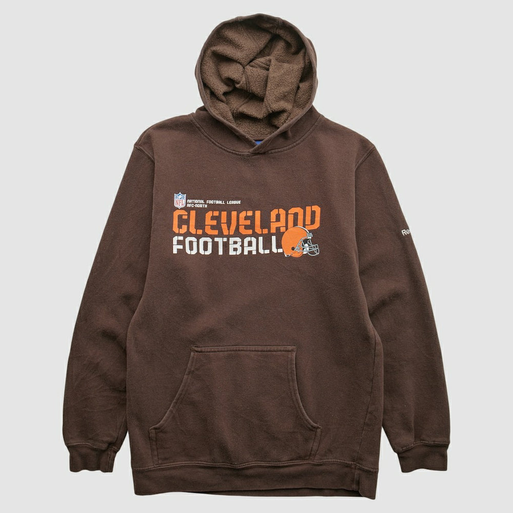 Reebok 2000s Hooded Pullover Sweatshirt - Cleveland Browns