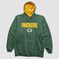 Reebok 2000s Hooded Pullover Sweatshirt - Green Bay Packers