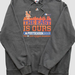 MLB New York Mets Majestic 2015 Hooded Pullover Sweatshirt