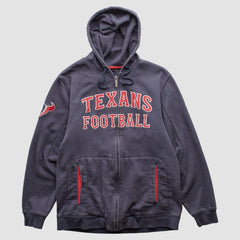 Reebok 2010s Hooded Full Zip Sweatshirt - Houston Texans
