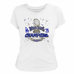 MLB Los Angeles Dodgers Tiny Turnip Women's 2025 World Series Champions Parade T-Shirt