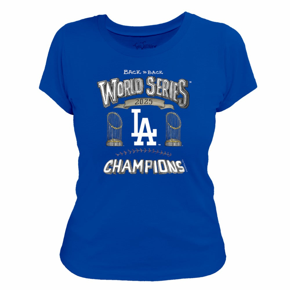 MLB Los Angeles Dodgers Tiny Turnip Women's 2025 World Series Champions T-Shirt
