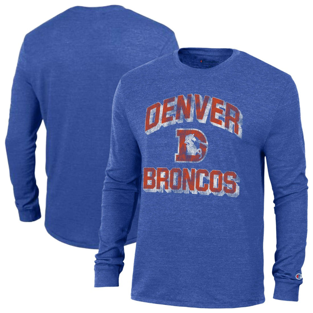 Ultimate Tri-Blend Long Sleeve T-Shirt - Denver Broncos