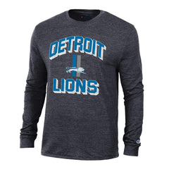 Ultimate Tri-Blend Long Sleeve T-Shirt - Detroit Lions