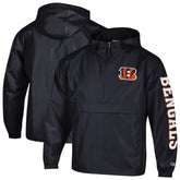 Packable Windbreaker Half-Zip Jacket - Cincinnati Bengals