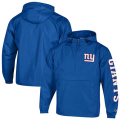 Packable Windbreaker Half-Zip Jacket - New York Giants