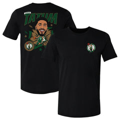 NBA Jayson Tatum Boston Celtics 500 Level Caricature T-Shirt