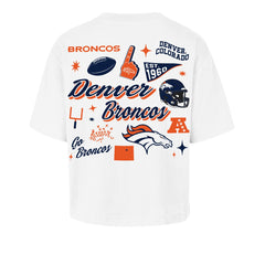 '47 Women's Collage Script Reed City T-Shirt - Denver Broncos