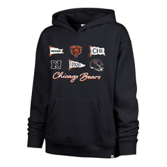 '47 Women's Bow & Banners Naomi Hoodie - Chicago Bears