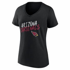 Women's Hustle Personalized Name & Number V-Neck T-Shirt - Arizona Cardinals