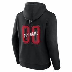 Hustle Personalized Name & Number Hoodie - Atlanta Falcons