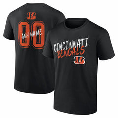 Hustle Personalized Name & Number T-Shirt - Cincinnati Bengals