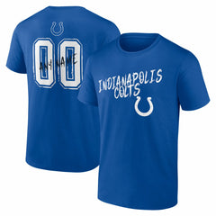 Hustle Personalized Name & Number T-Shirt - Indianapolis Colts