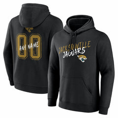 Hustle Personalized Name & Number Hoodie - Jacksonville Jaguars