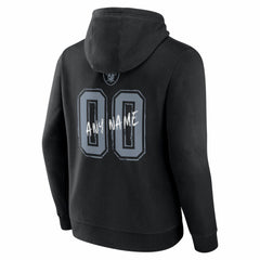 Hustle Personalized Name & Number Hoodie - Las Vegas Raiders