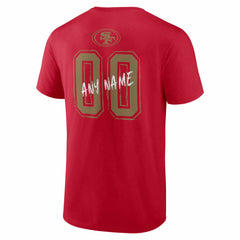 Hustle Personalized Name & Number T-Shirt - San Francisco 49ers