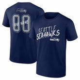 Hustle Personalized Name & Number T-Shirt - Seattle Seahawks