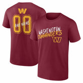Hustle Personalized Name & Number T-Shirt - Washington Commanders