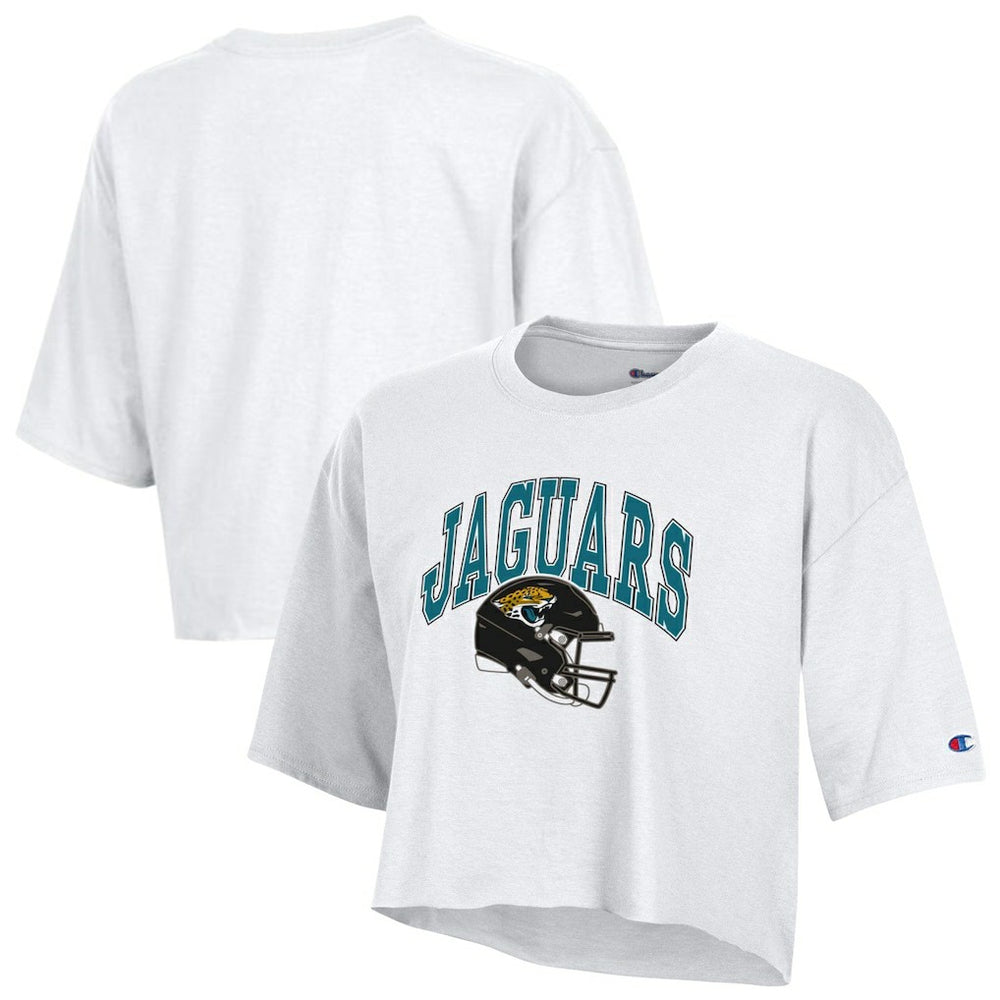 Women's Boyfriend Cropped T-Shirt - Jacksonville Jaguars