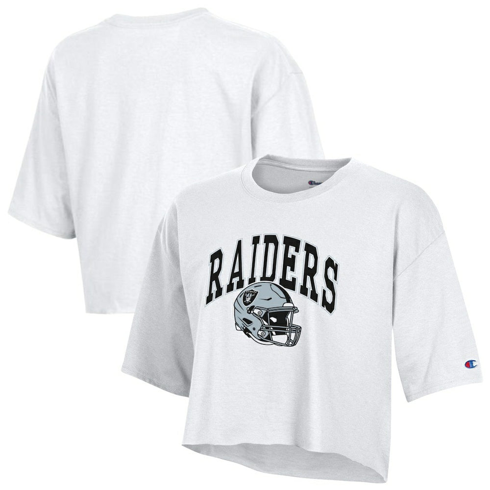 Women's Boyfriend Cropped T-Shirt - Las Vegas Raiders