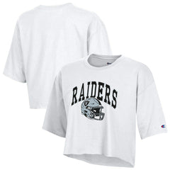 Women's Boyfriend Cropped T-Shirt - Las Vegas Raiders