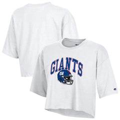 Women's Boyfriend Cropped T-Shirt - New York Giants