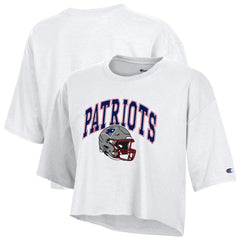 Women's Boyfriend Cropped T-Shirt - New England Patriots