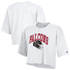 Women's Boyfriend Cropped T-Shirt - Atlanta Falcons