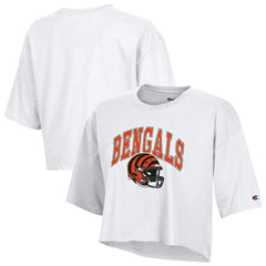 Women's Boyfriend Cropped T-Shirt - Cincinnati Bengals