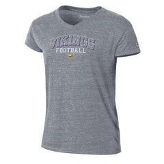 Women's Triumph Tri-Blend V-Neck T-Shirt - Minnesota Vikings