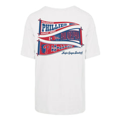 MLB Philadelphia Phillies '47 Women's Bow & Banner Sadie T-Shirt