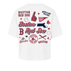 MLB Boston Red Sox '47 Women's Collage Script Reed City T-Shirt